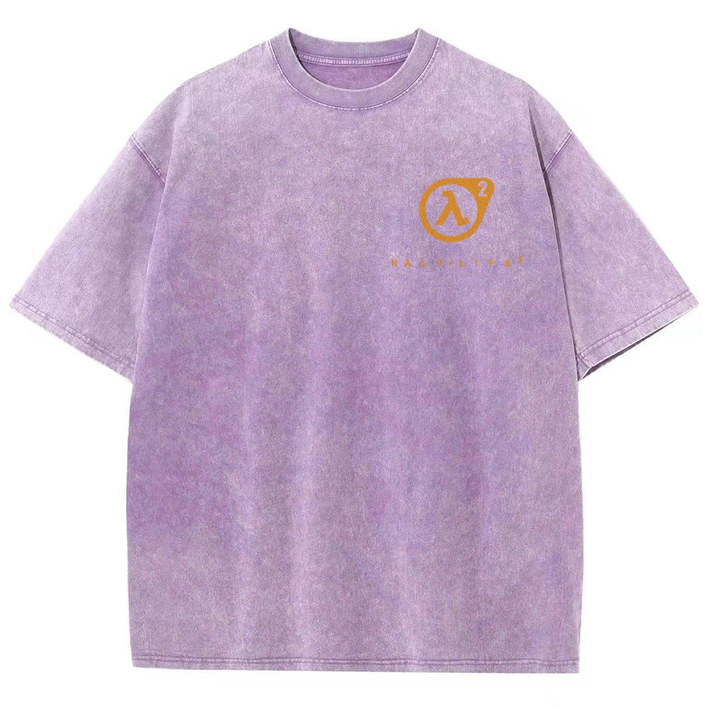 Half Life Unisex Fit Washed T-Shirt 2510010176