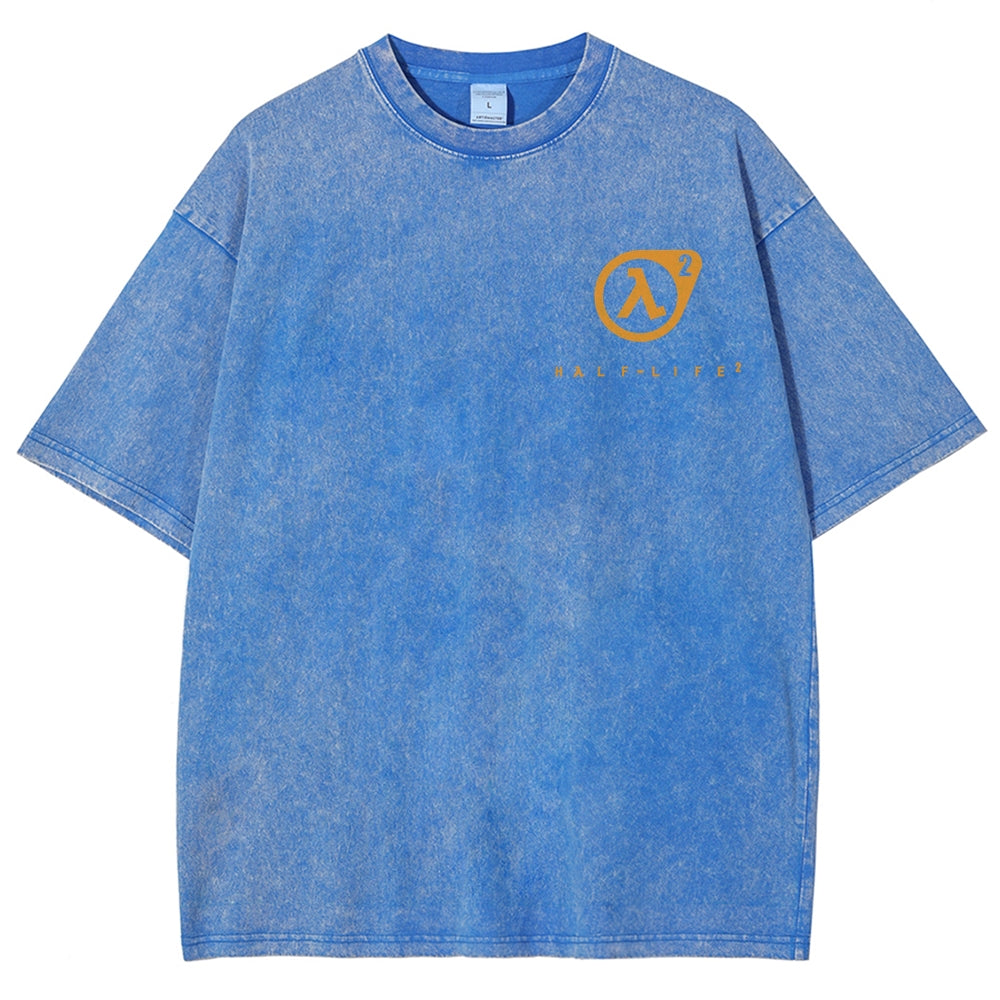 Half Life Unisex Fit Washed T-Shirt 2510010176