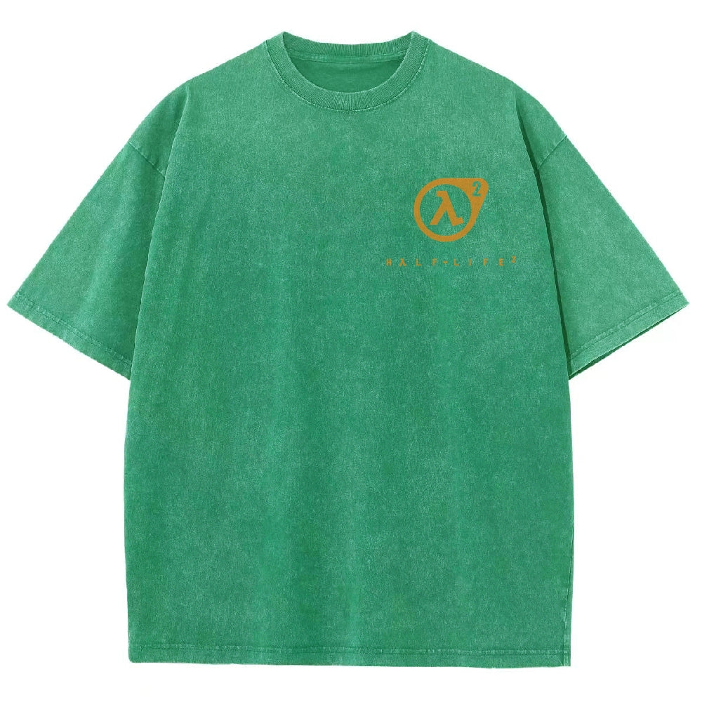 Half Life Unisex Fit Washed T-Shirt 2510010176