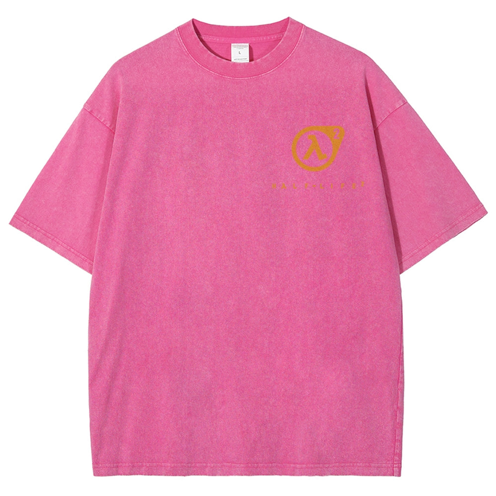 Half Life Unisex Fit Washed T-Shirt 2510010176