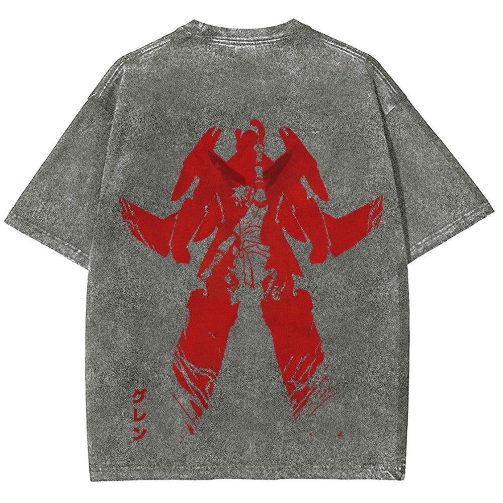 Gurren lagann Tengen Toppa Unisex Fit Washed T-Shirt 2510011919