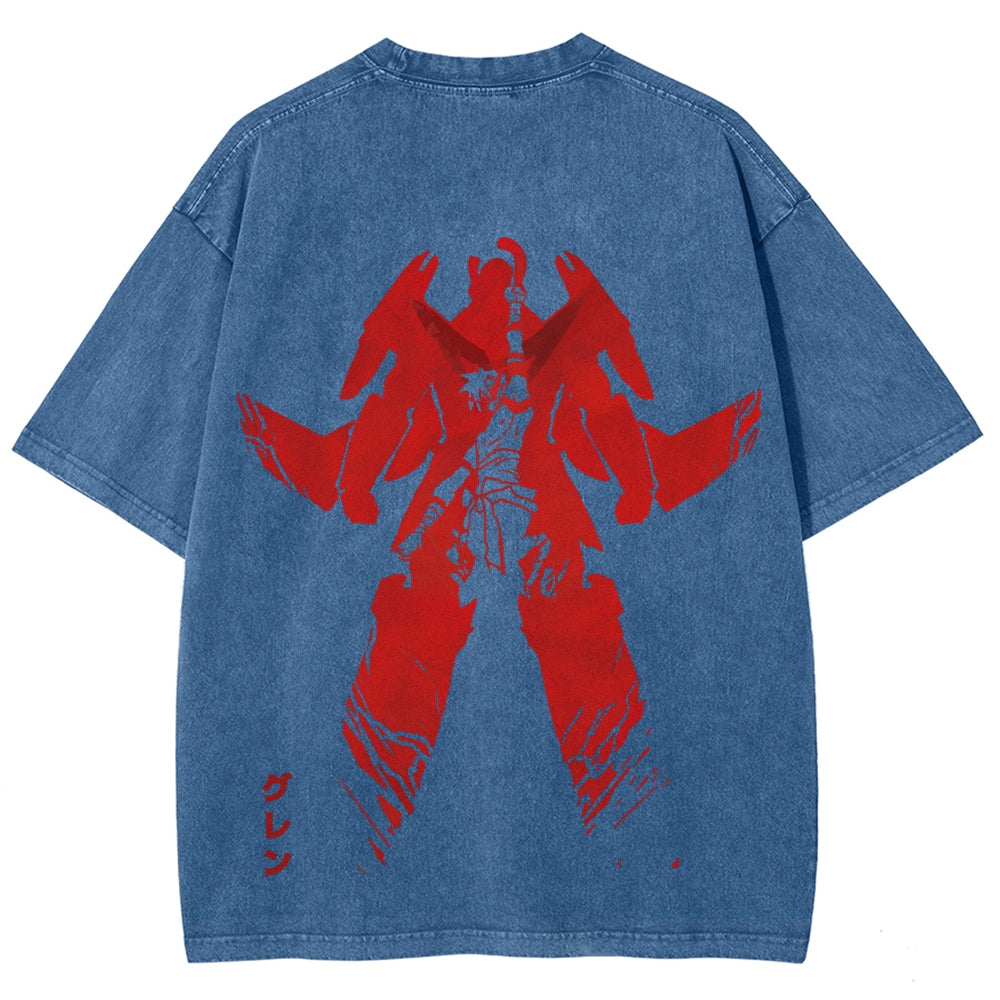 Gurren lagann Tengen Toppa Unisex Fit Washed T-Shirt 2510011919