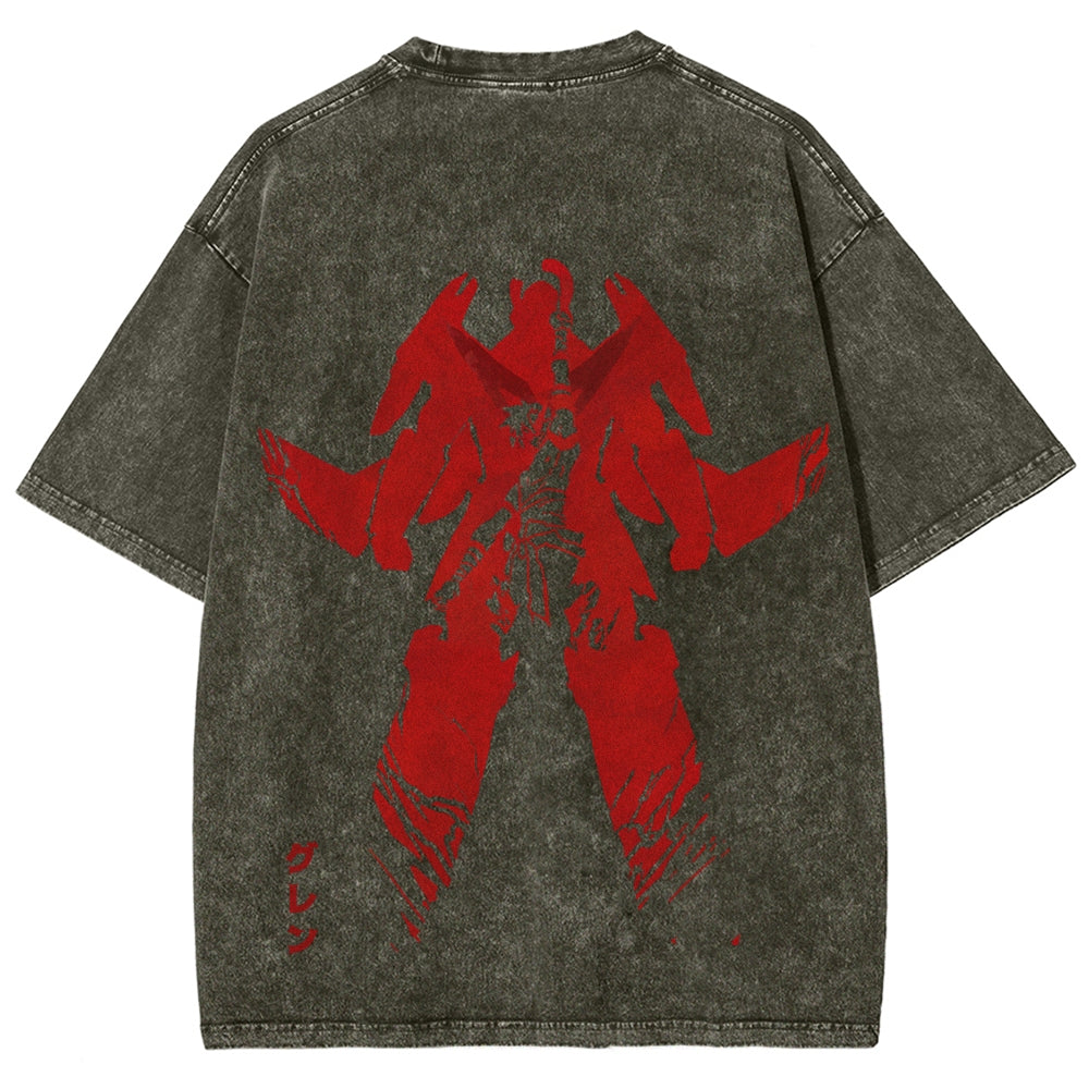 Gurren lagann Tengen Toppa Unisex Fit Washed T-Shirt 2510011919