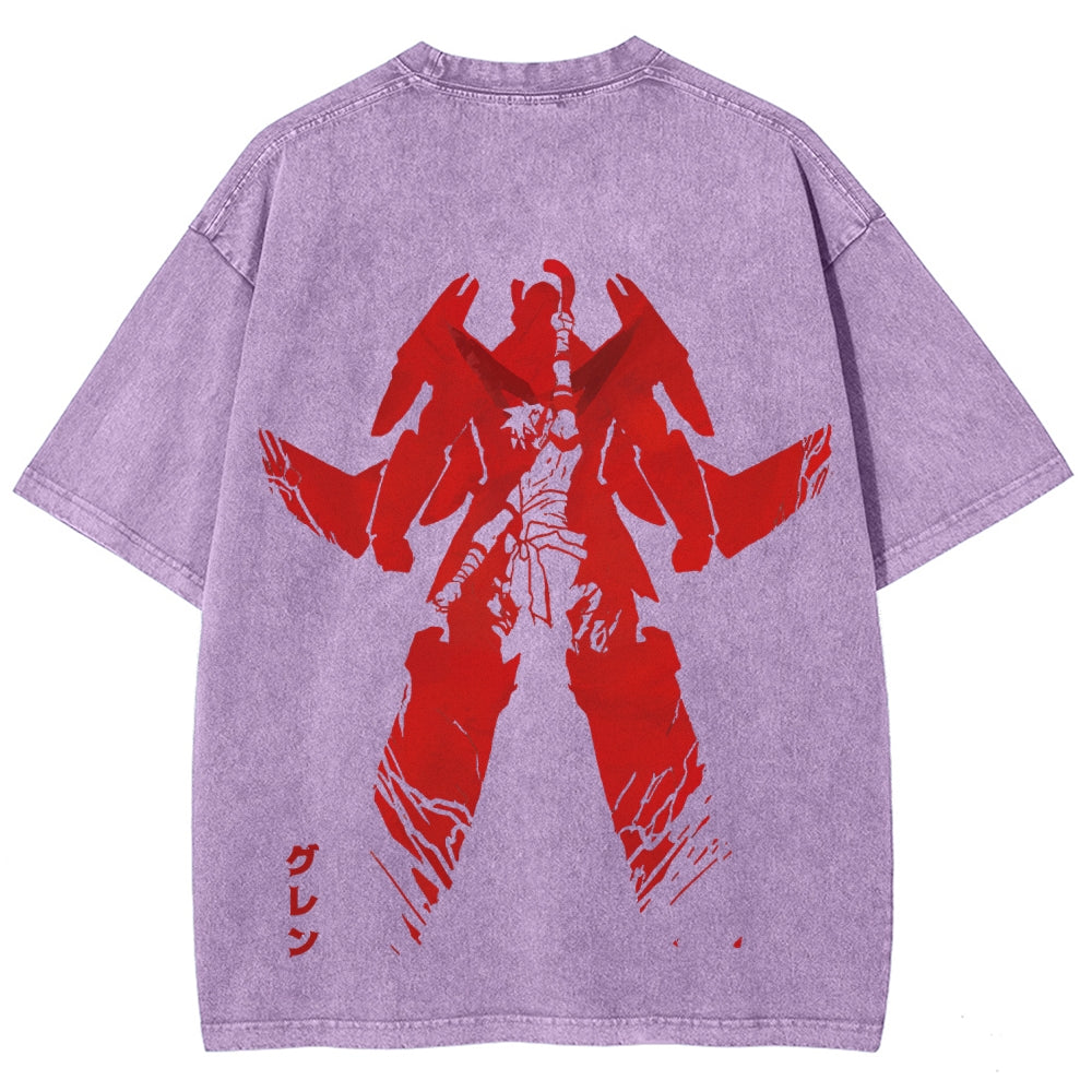 Gurren lagann Tengen Toppa Unisex Fit Washed T-Shirt 2510011919