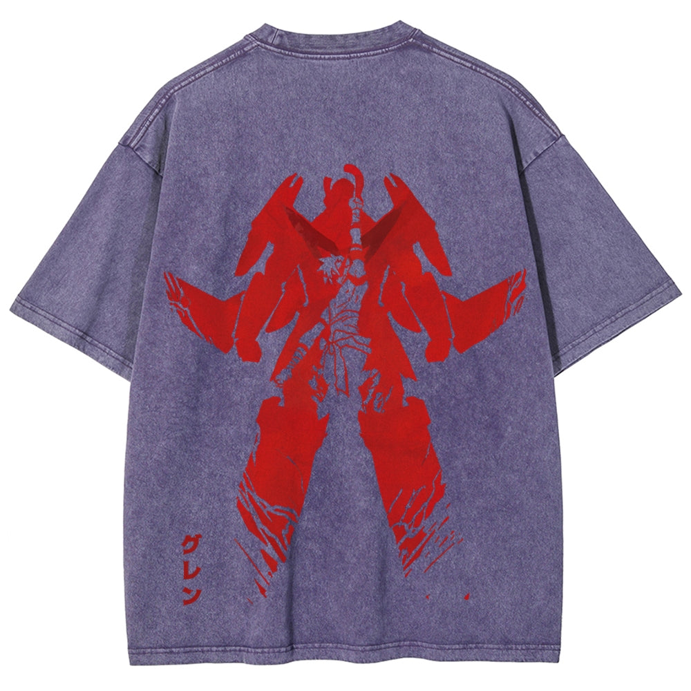 Gurren lagann Tengen Toppa Unisex Fit Washed T-Shirt 2510011919