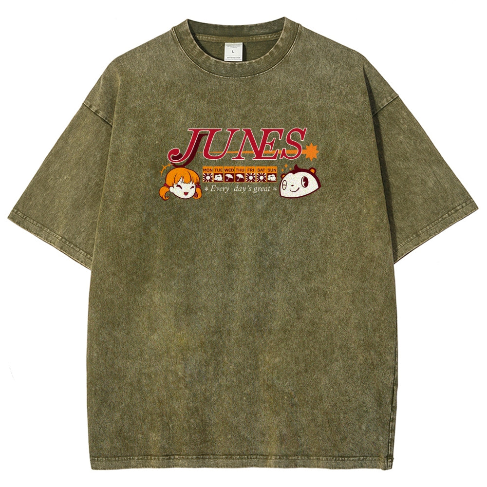 Persona Unisex Fit Washed T-Shirt 2510020432