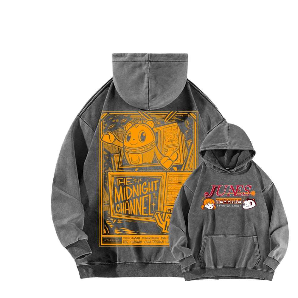 Persona Unisex washed sweatshirts 2510021457
