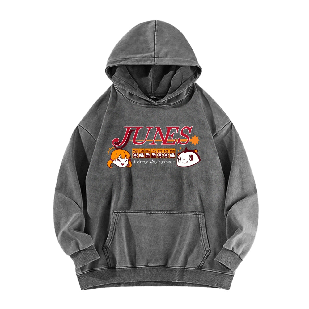 Persona Unisex washed sweatshirts 2510021457