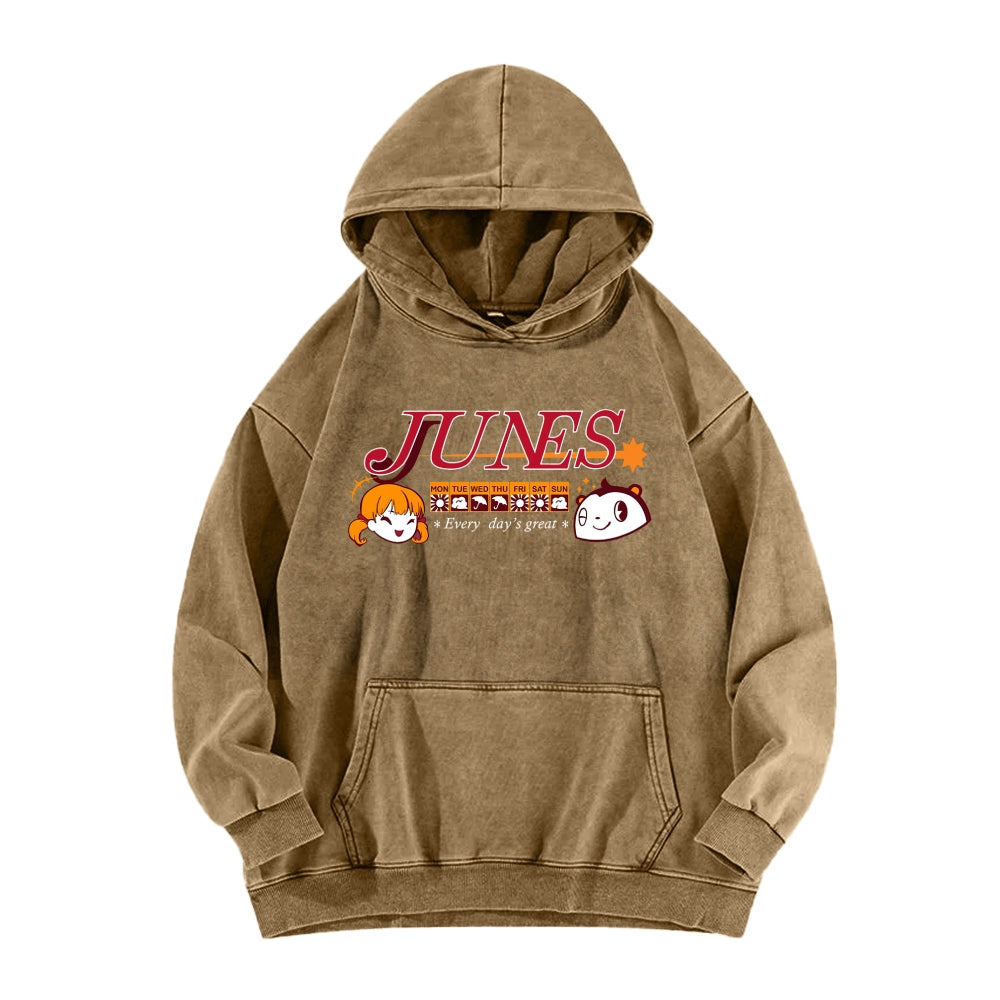 Persona Unisex washed sweatshirts 2510021457