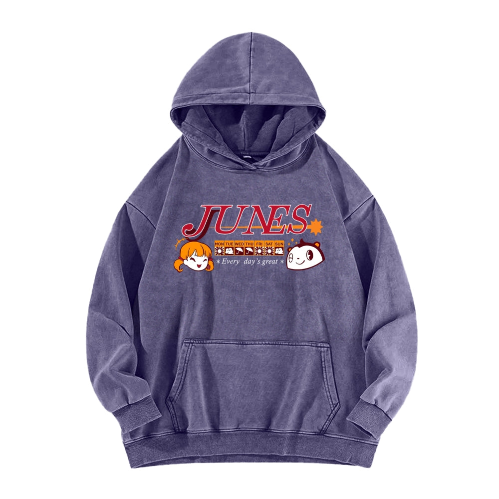 Persona Unisex washed sweatshirts 2510021457