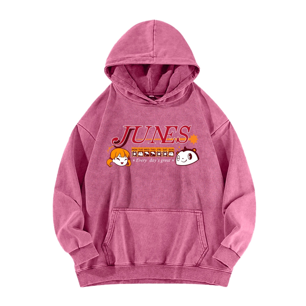 Persona Unisex washed sweatshirts 2510021457