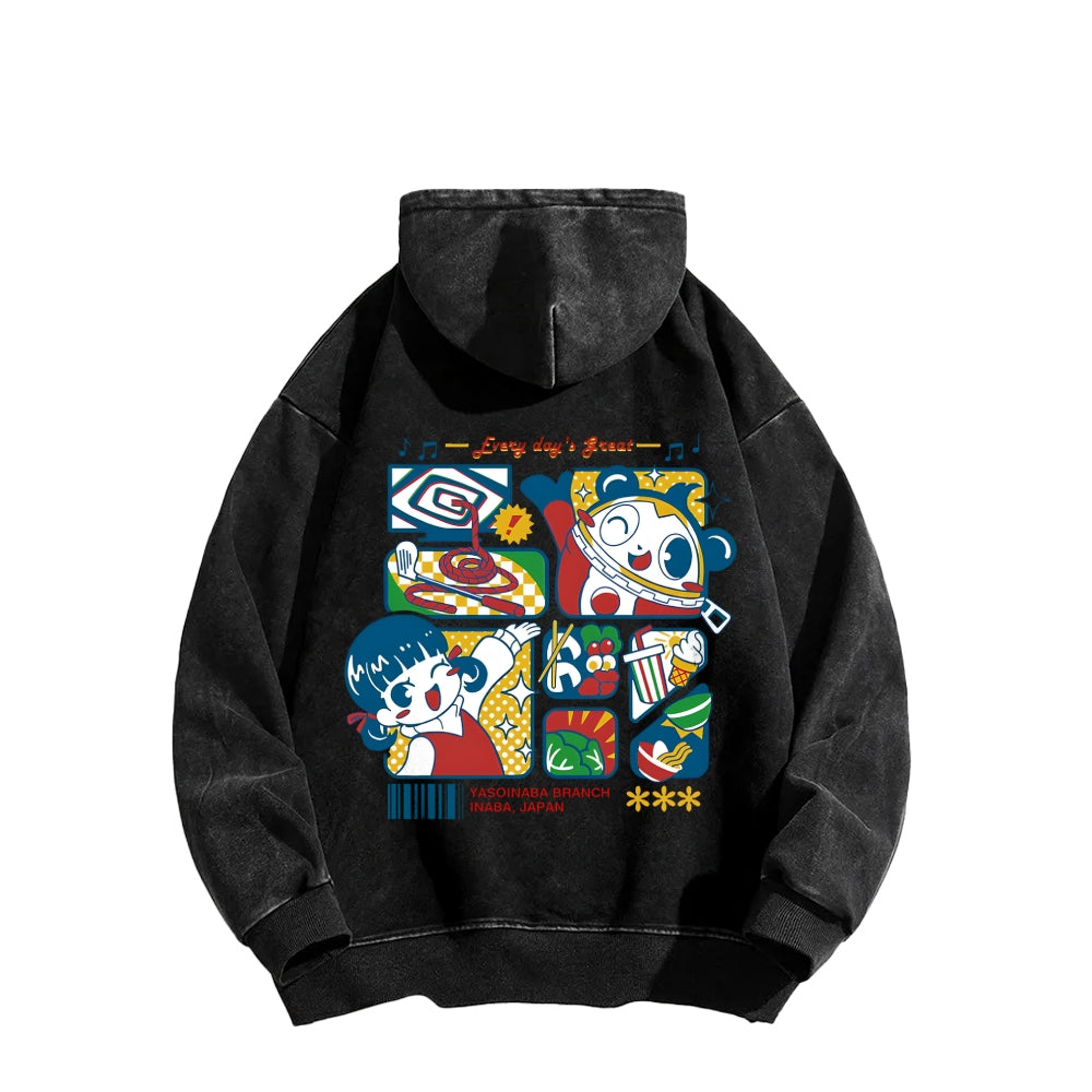 Persona Unisex washed sweatshirts 2510021579