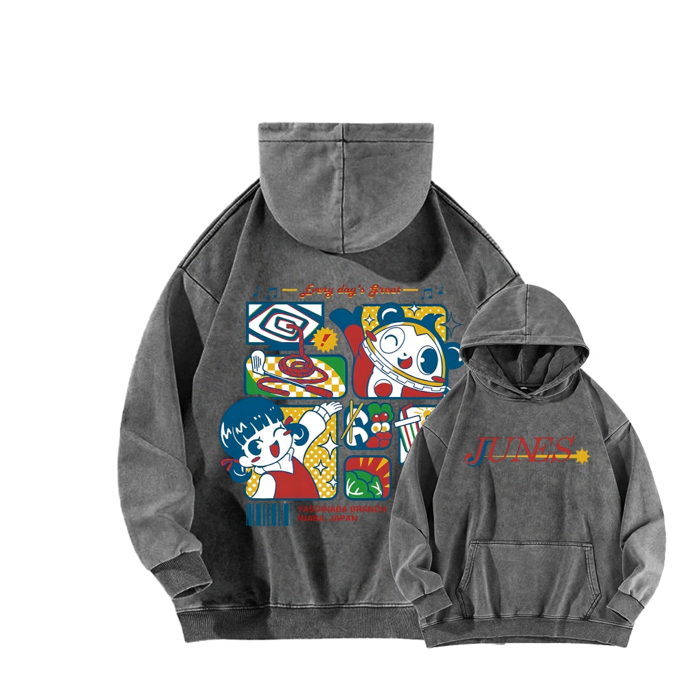 Persona Unisex washed sweatshirts 2510021579