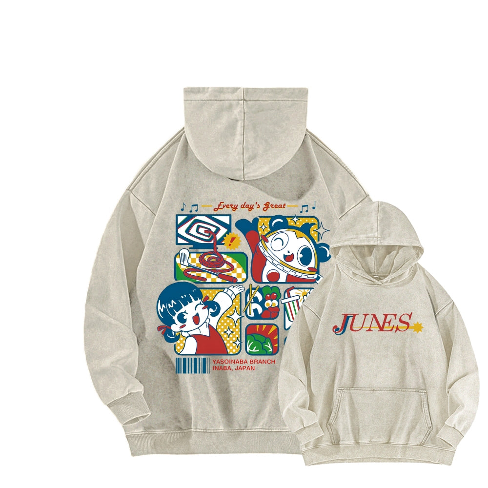 Persona Unisex washed sweatshirts 2510021579