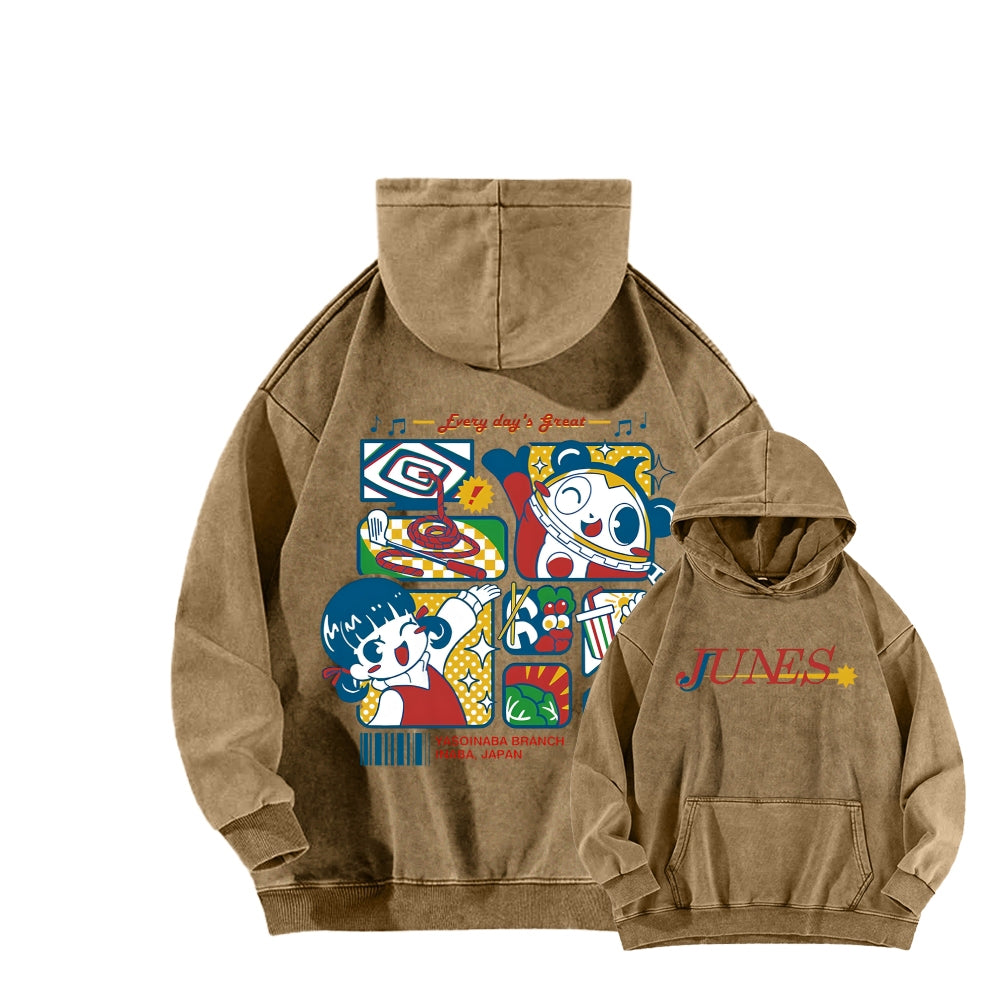 Persona Unisex washed sweatshirts 2510021579