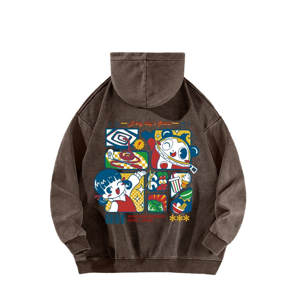 Persona Unisex washed sweatshirts 2510021579