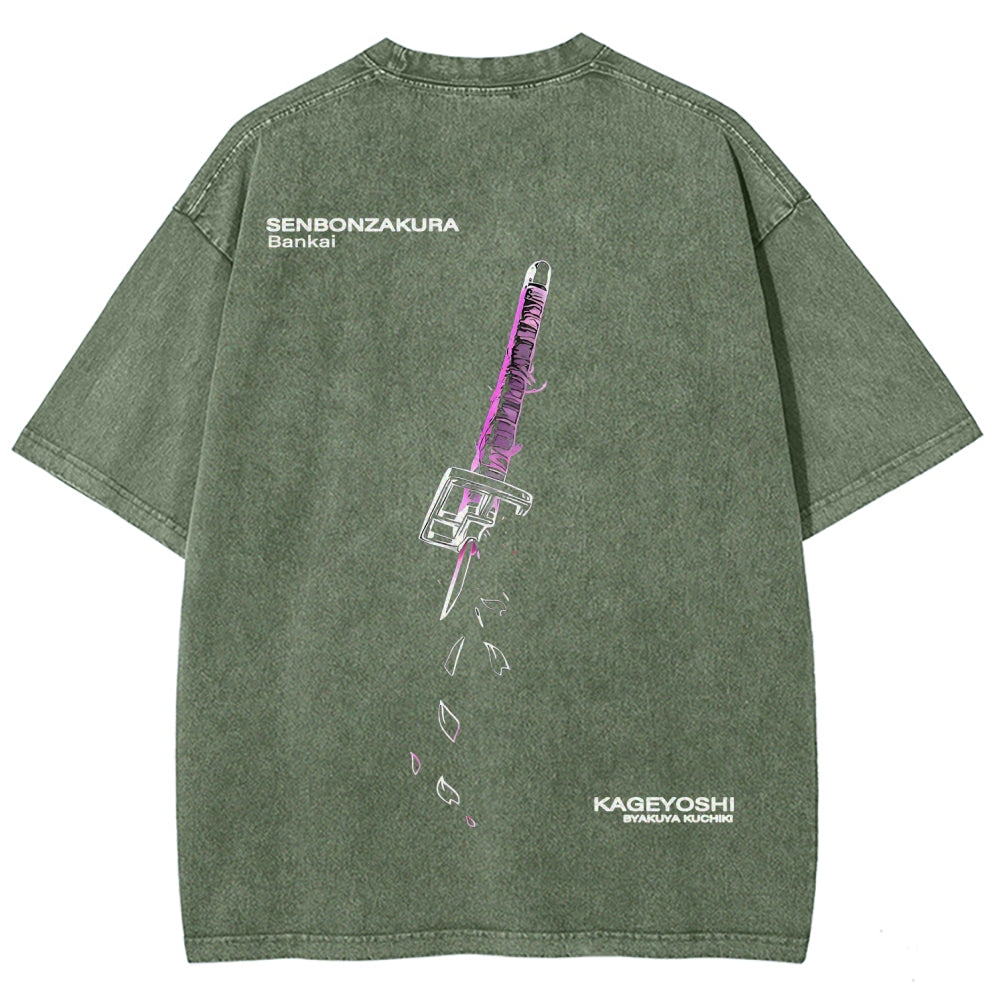 Bleach Unisex Fit Washed T-Shirt 2511000761