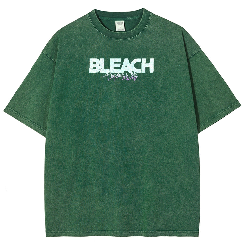 Bleach Unisex Fit Washed T-Shirt 2511000761
