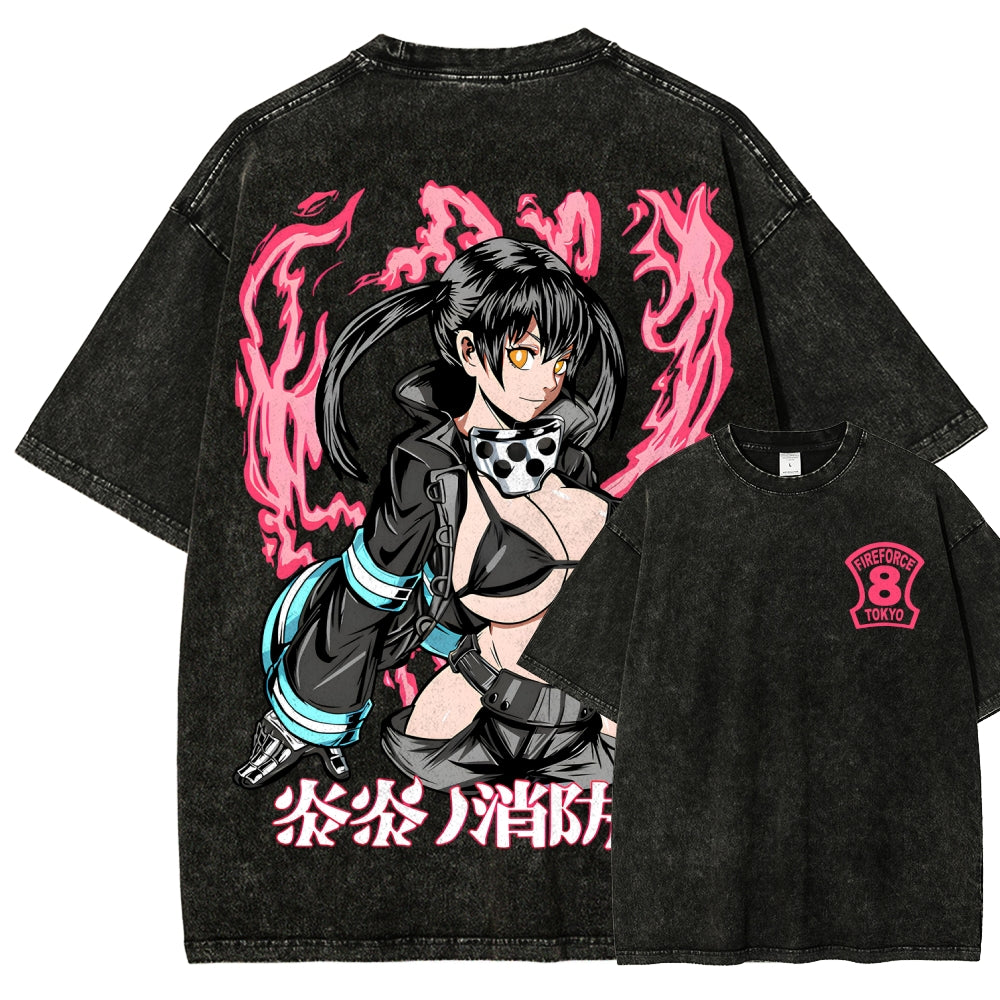 Fire Force Unisex Fit Washed T-Shirt 2511001349