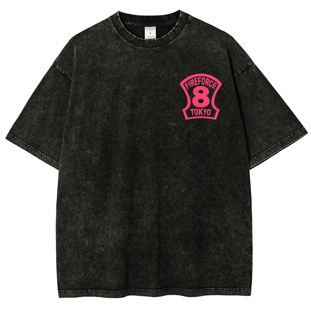 Fire Force Unisex Fit Washed T-Shirt 2511001349