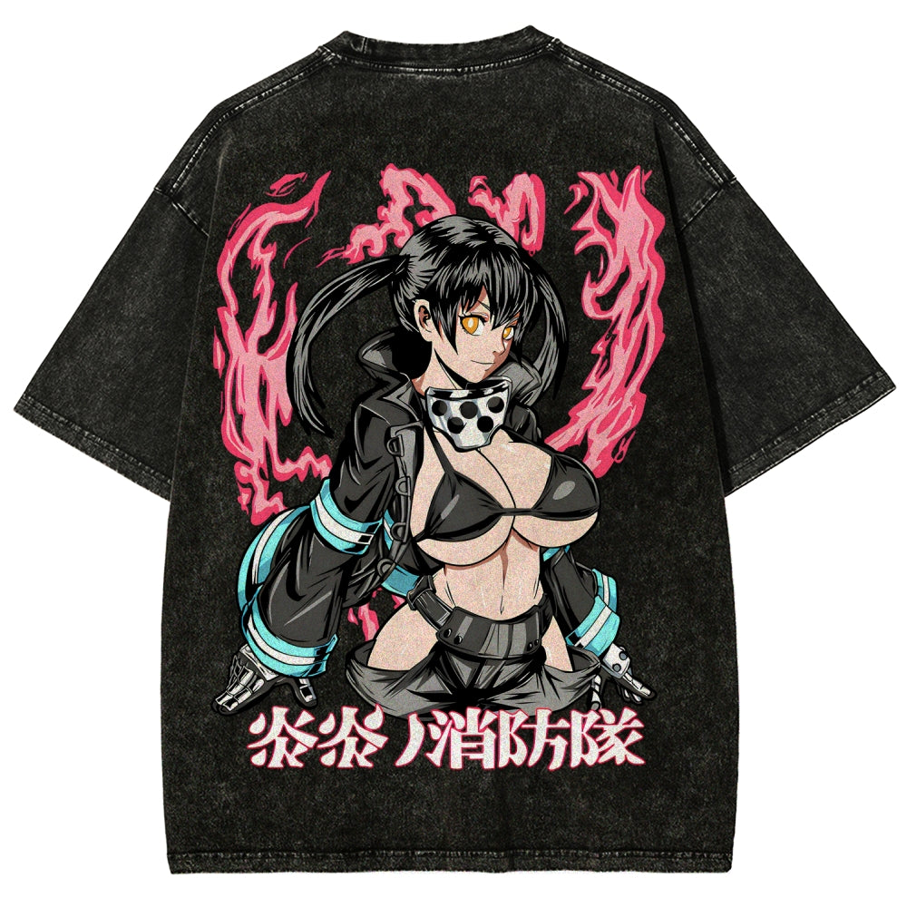 Fire Force Unisex Fit Washed T-Shirt 2511001349