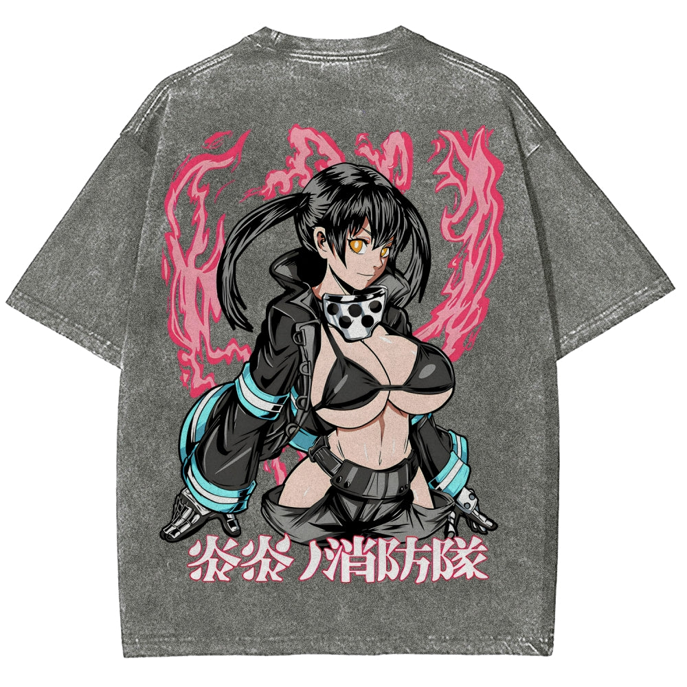 Fire Force Unisex Fit Washed T-Shirt 2511001349
