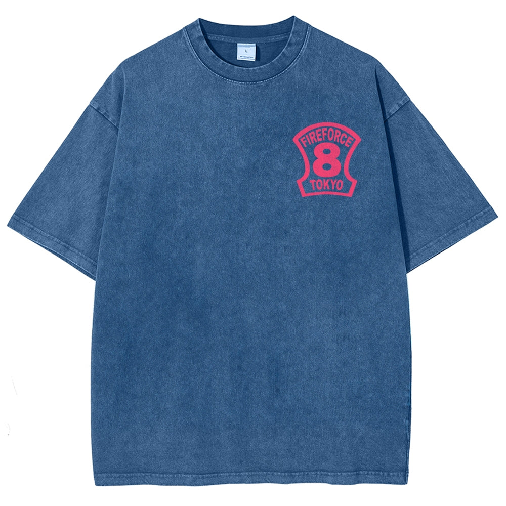 Fire Force Unisex Fit Washed T-Shirt 2511001349