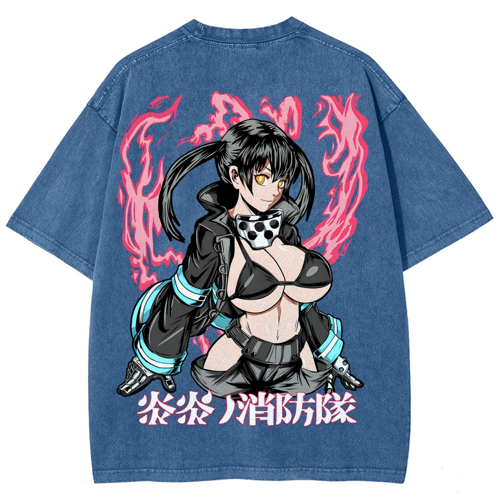 Fire Force Unisex Fit Washed T-Shirt 2511001349