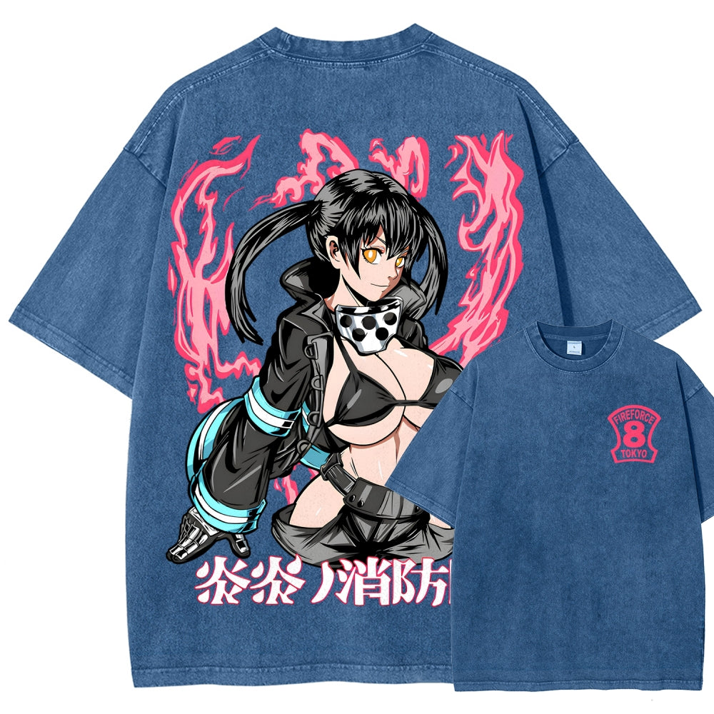 Fire Force Unisex Fit Washed T-Shirt 2511001349