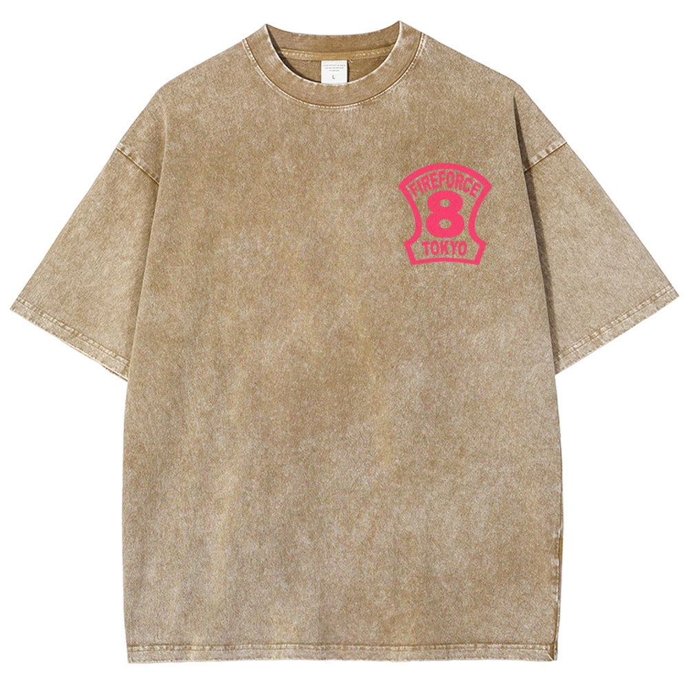 Fire Force Unisex Fit Washed T-Shirt 2511001349