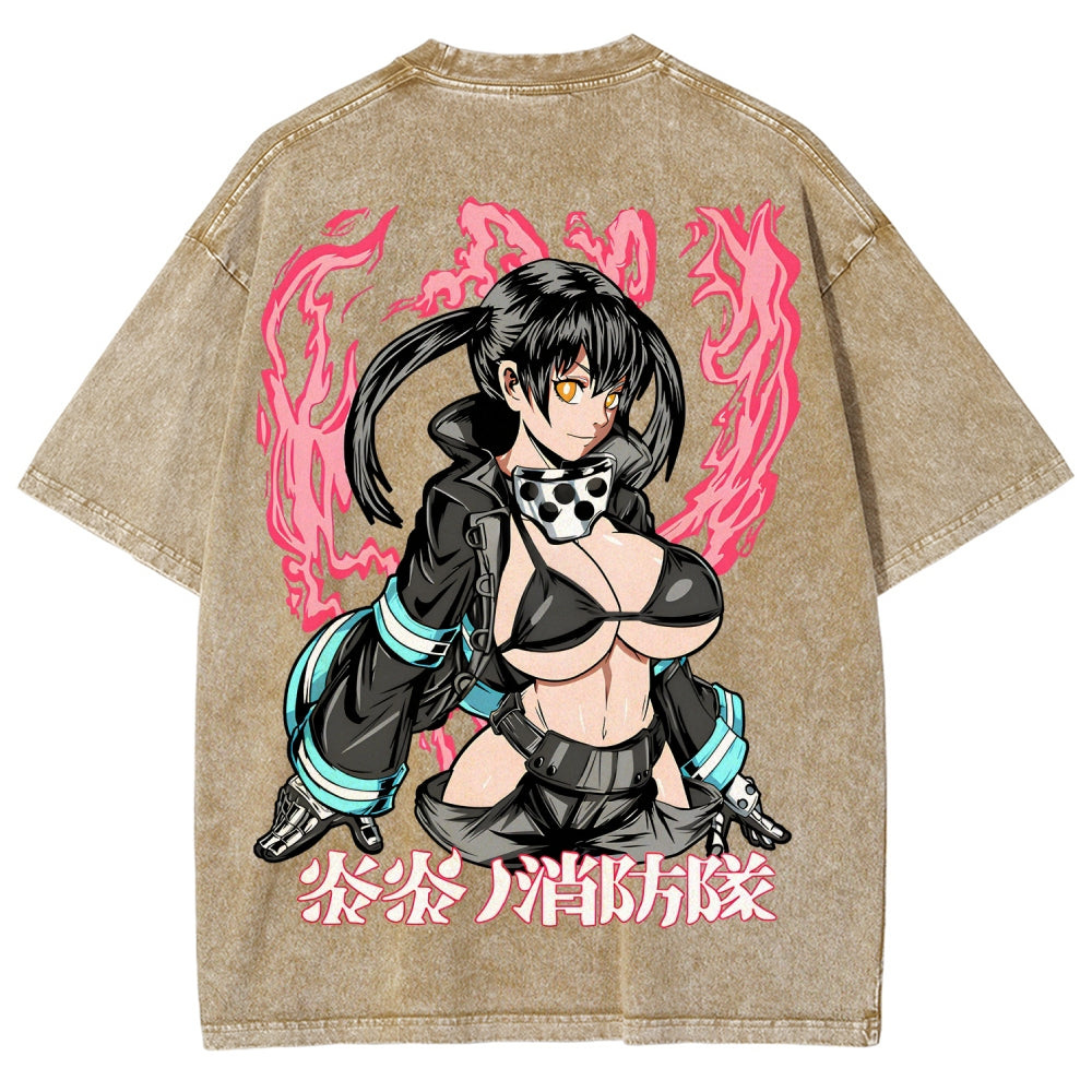 Fire Force Unisex Fit Washed T-Shirt 2511001349