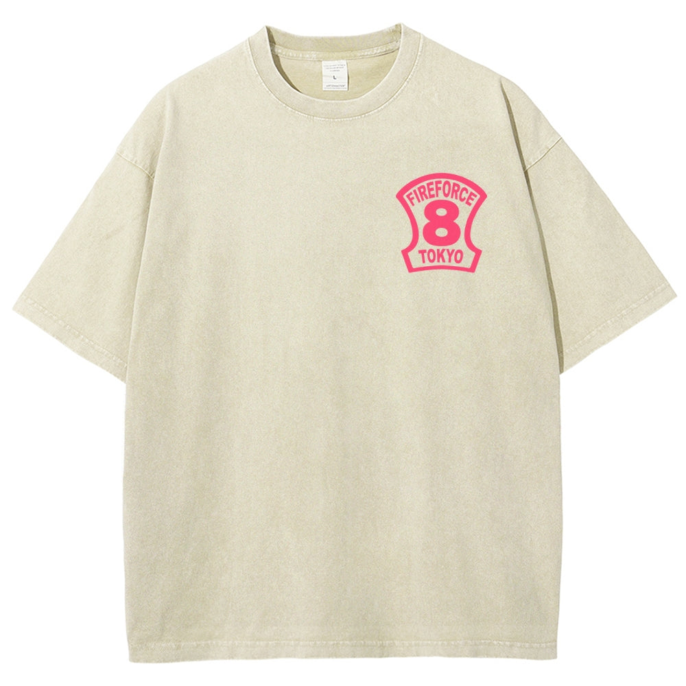 Fire Force Unisex Fit Washed T-Shirt 2511001349