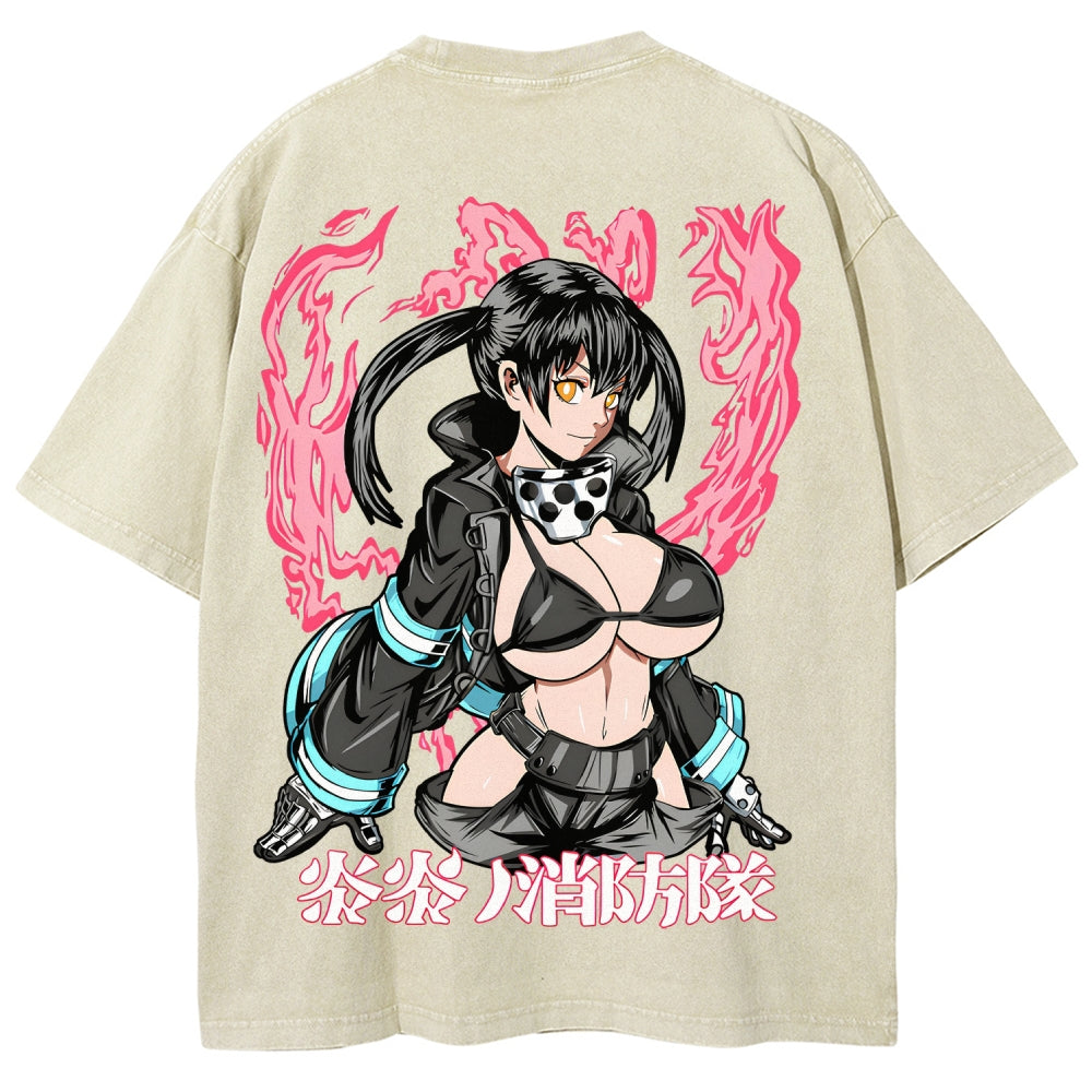 Fire Force Unisex Fit Washed T-Shirt 2511001349