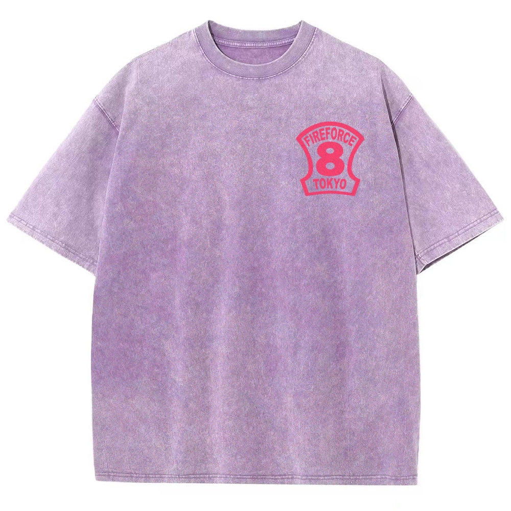 Fire Force Unisex Fit Washed T-Shirt 2511001349