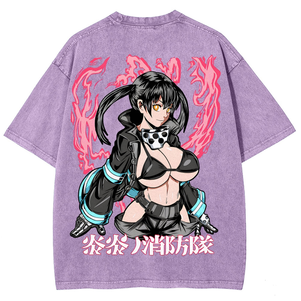 Fire Force Unisex Fit Washed T-Shirt 2511001349