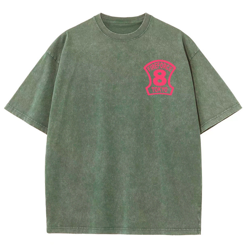 Fire Force Unisex Fit Washed T-Shirt 2511001349