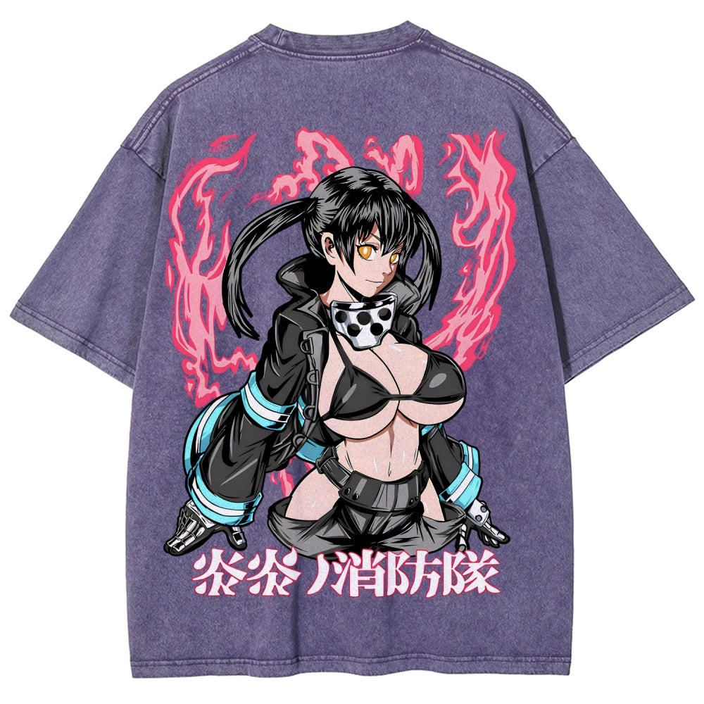 Fire Force Unisex Fit Washed T-Shirt 2511001349