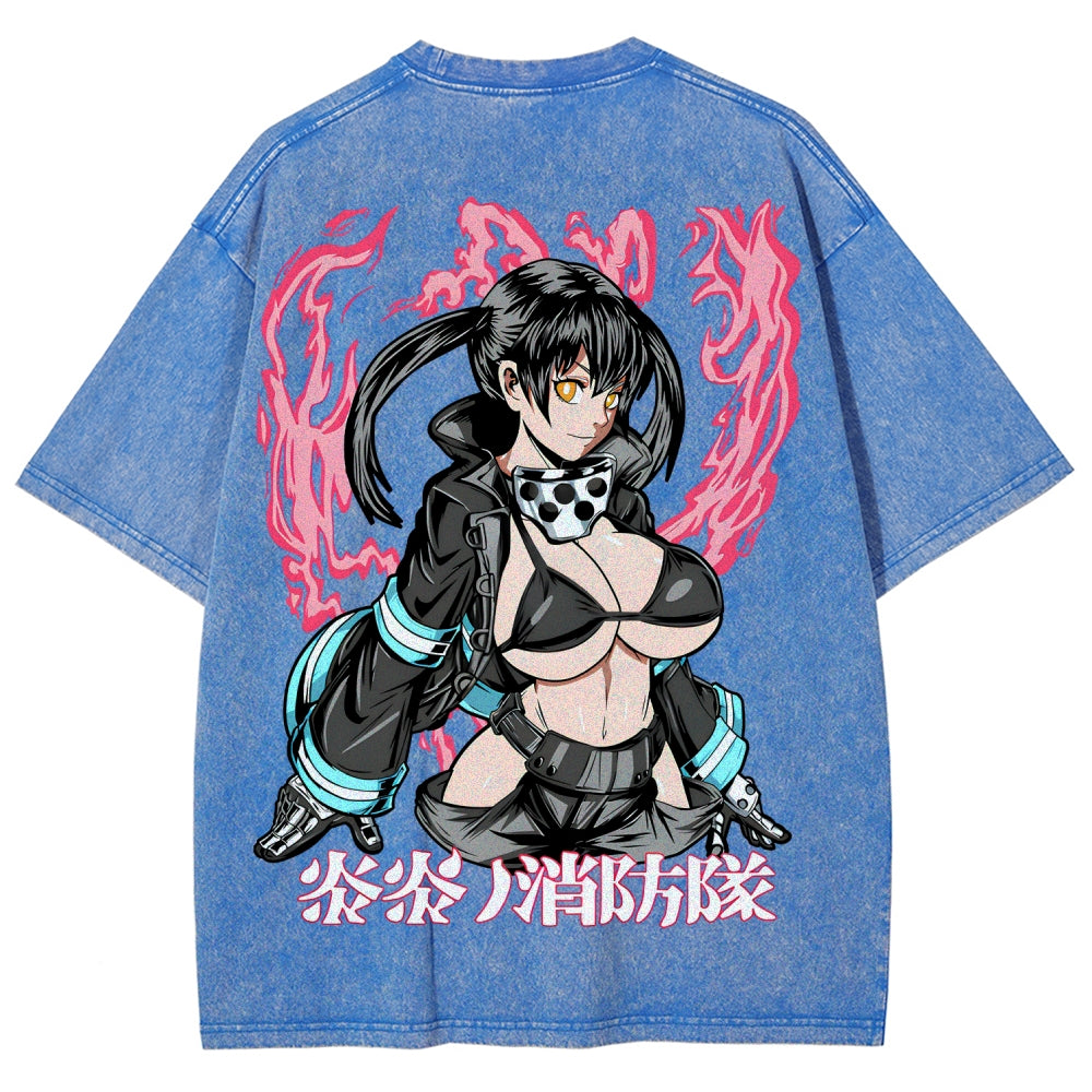Fire Force Unisex Fit Washed T-Shirt 2511001349