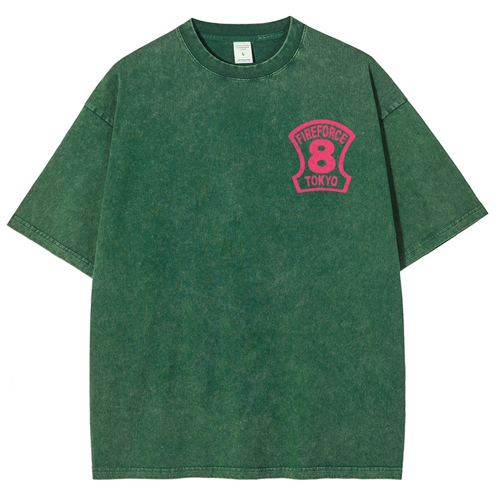 Fire Force Unisex Fit Washed T-Shirt 2511001349