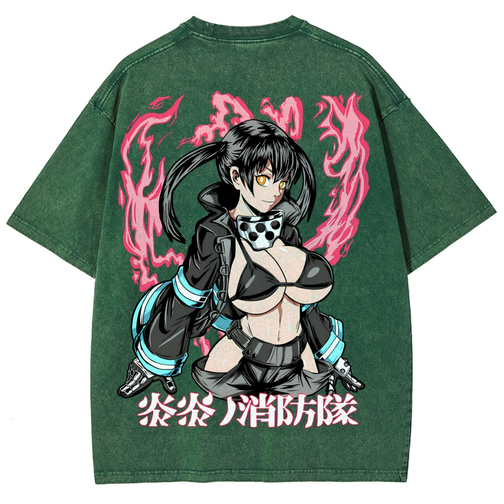 Fire Force Unisex Fit Washed T-Shirt 2511001349