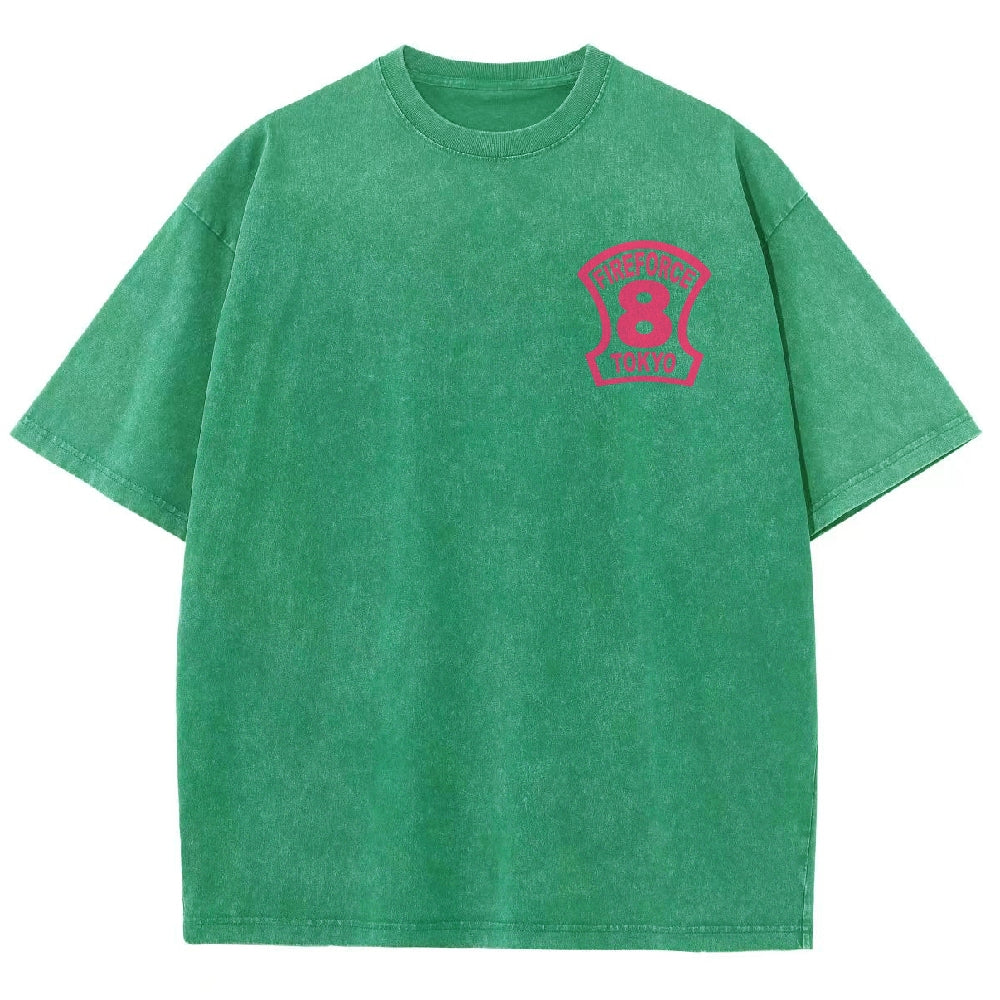 Fire Force Unisex Fit Washed T-Shirt 2511001349