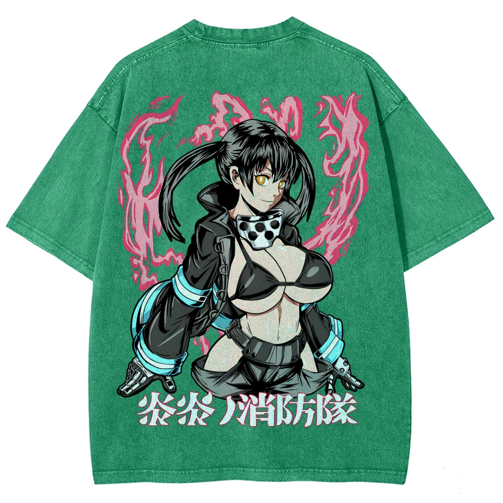 Fire Force Unisex Fit Washed T-Shirt 2511001349