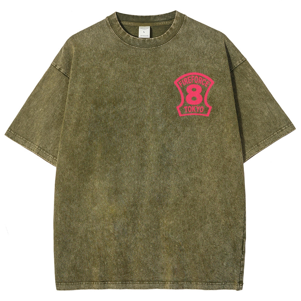 Fire Force Unisex Fit Washed T-Shirt 2511001349