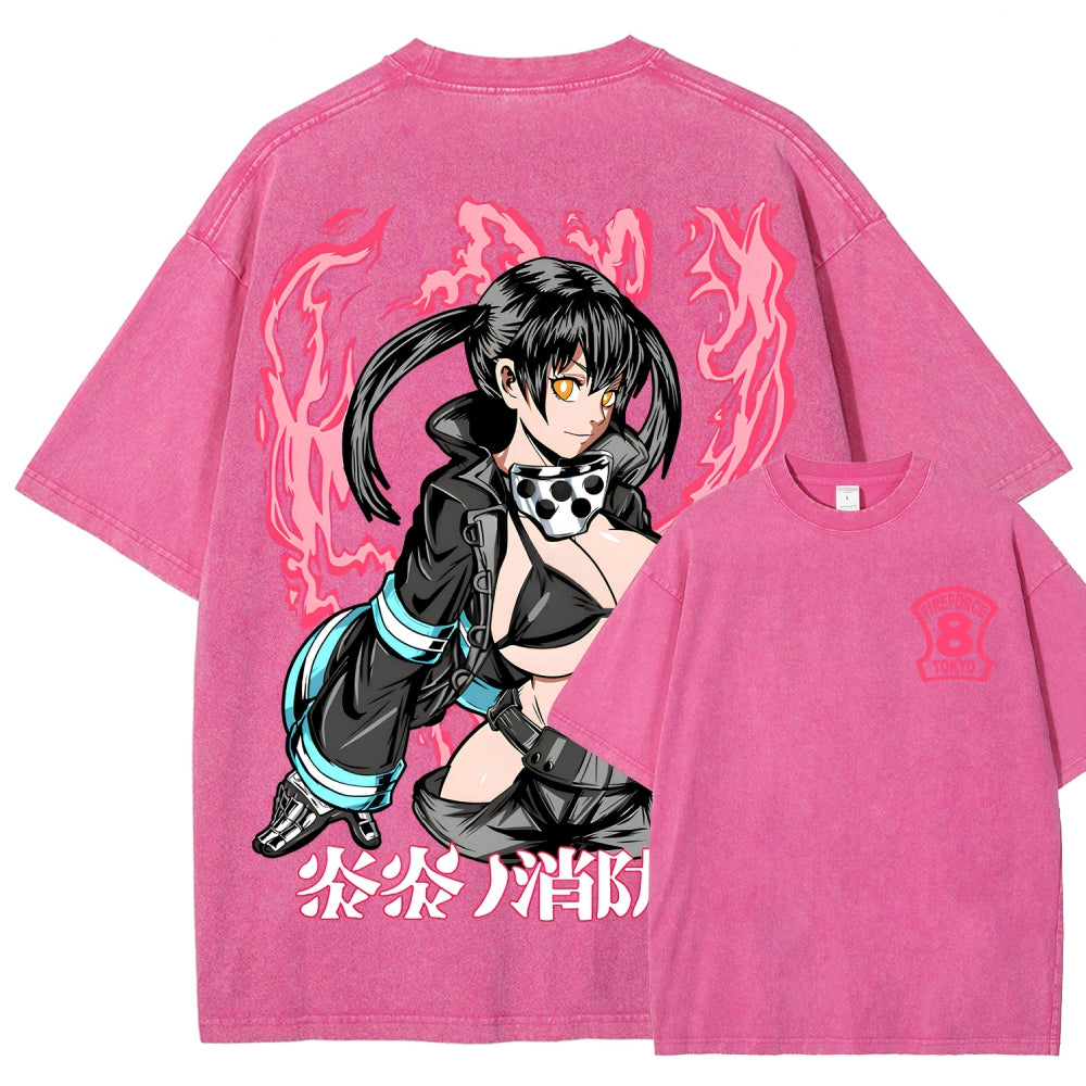 Fire Force Unisex Fit Washed T-Shirt 2511001349