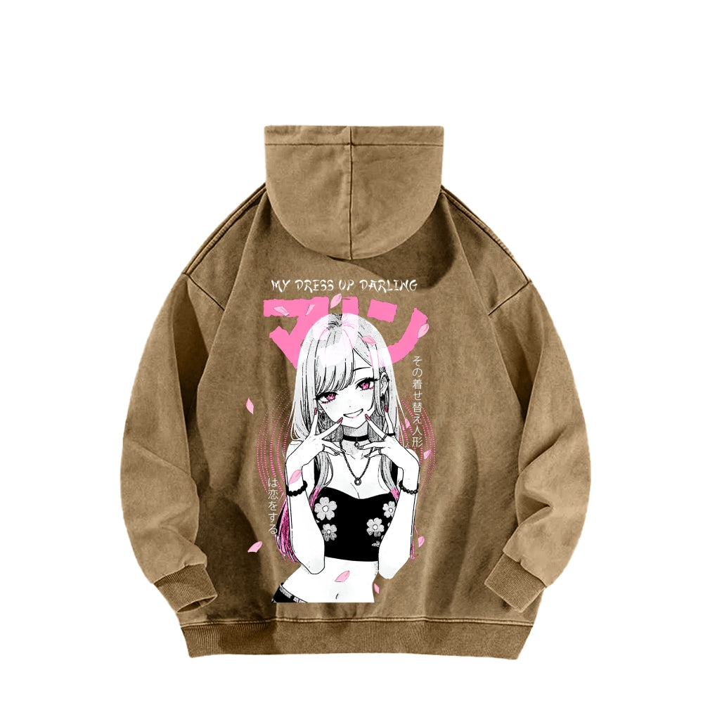My Dress-Up Darling Unisex washed sweatshirts 2511003747