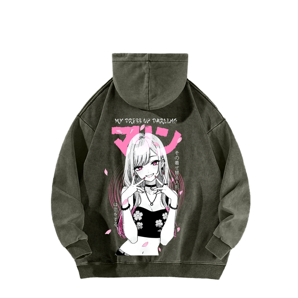 My Dress-Up Darling Unisex washed sweatshirts 2511003747