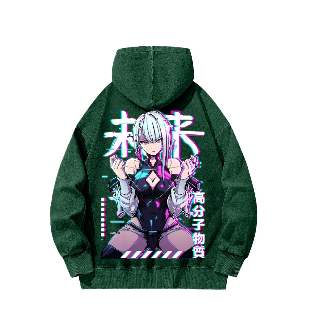 Cyberpunk Unisex washed sweatshirts 2511004416