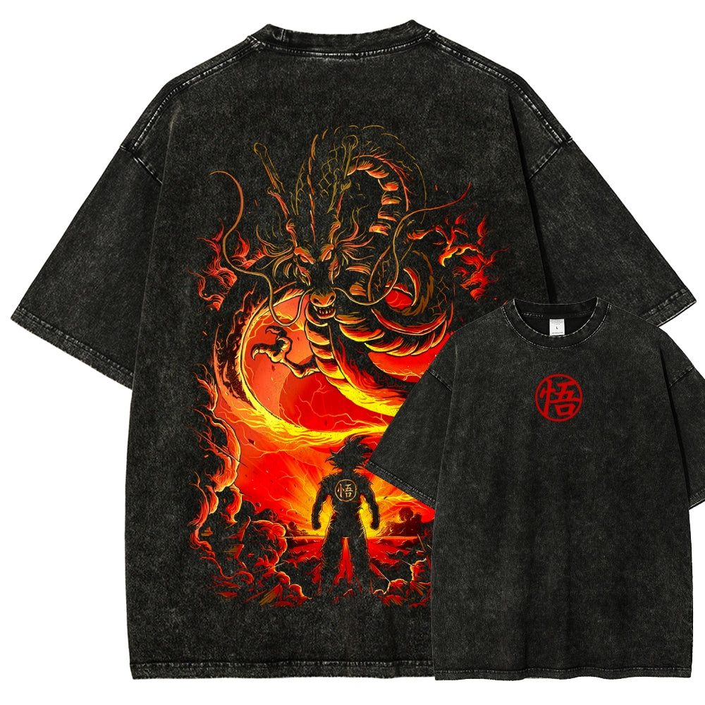 Dragon Ball Unisex Fit Washed T-Shirt 2511005014
