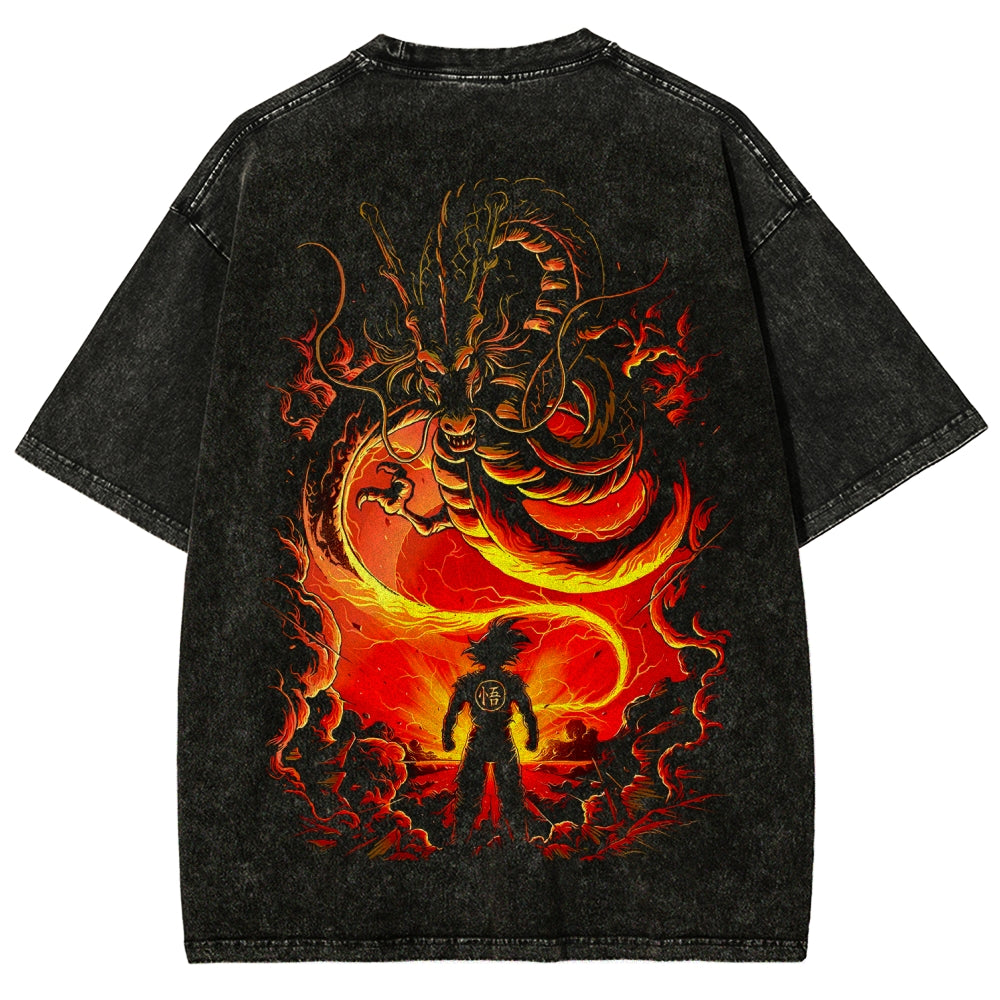 Dragon Ball Unisex Fit Washed T-Shirt 2511005014