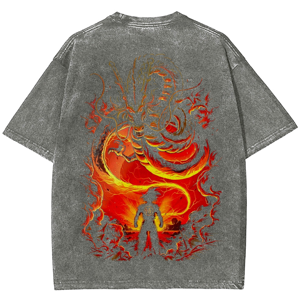 Dragon Ball Unisex Fit Washed T-Shirt 2511005014
